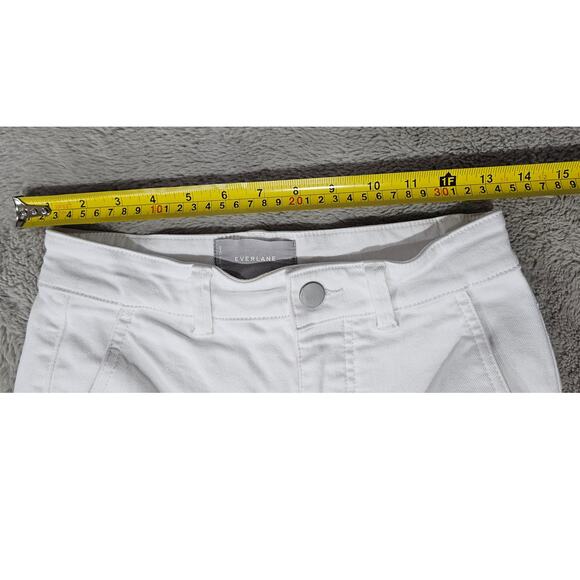 Everlane White Jeans Wide Leg, High Rise, Pants, New, Sz 0 - Picture 4 of 9